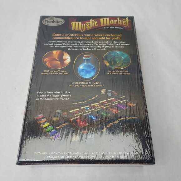 Thinkfun "Mystic Market" Strategy Card Board Game Potion Ravensburger NEW Sealed - Picture 6 of 9